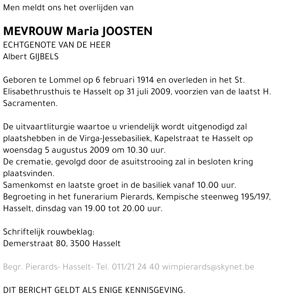 Maria Joosten