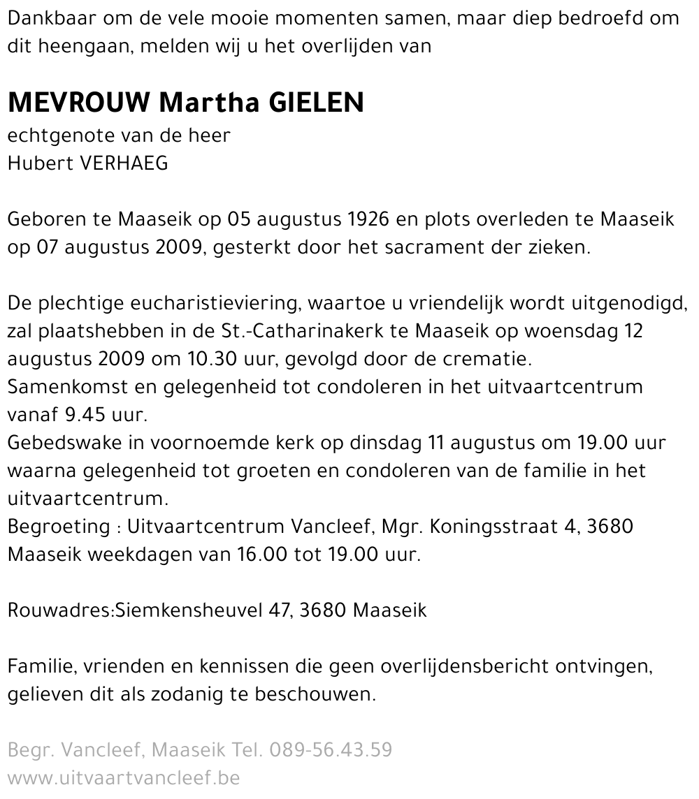 Martha Gielen