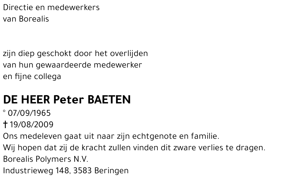 Peter Baeten