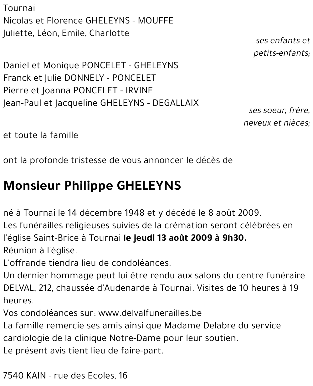 Philippe GHELEYNS