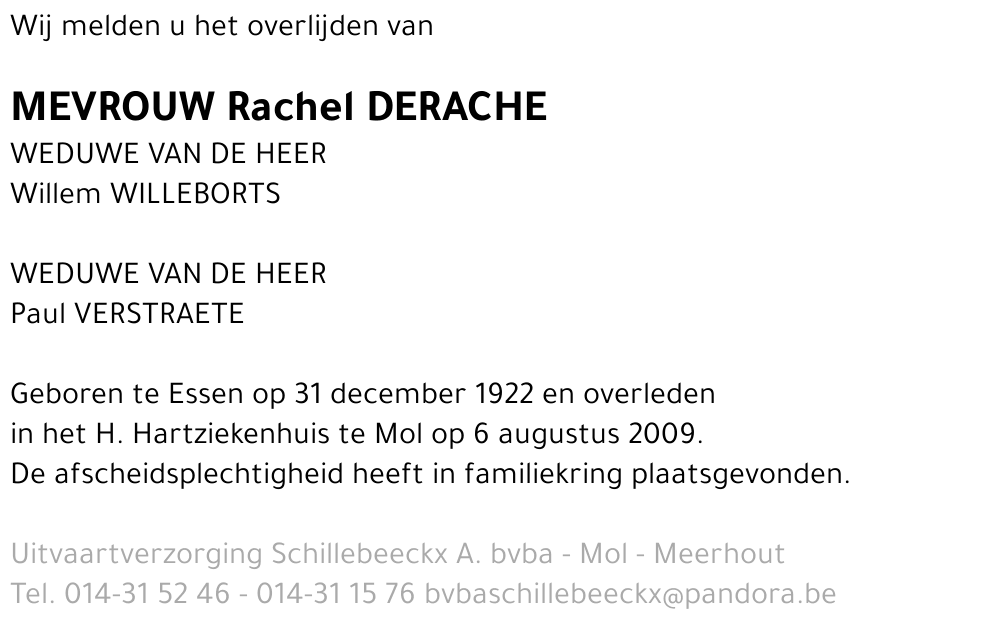 Rachel Derache