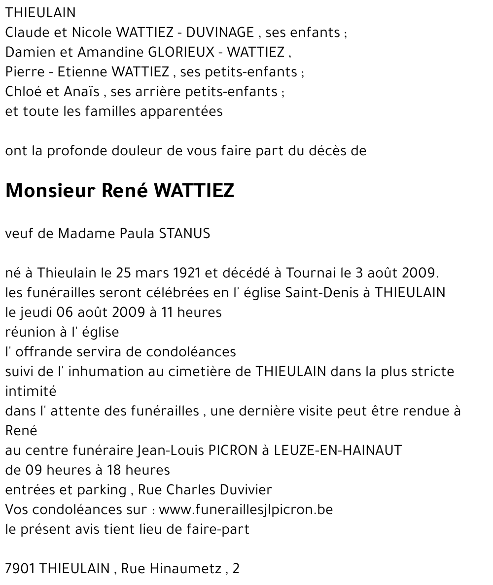 René WATTIEZ