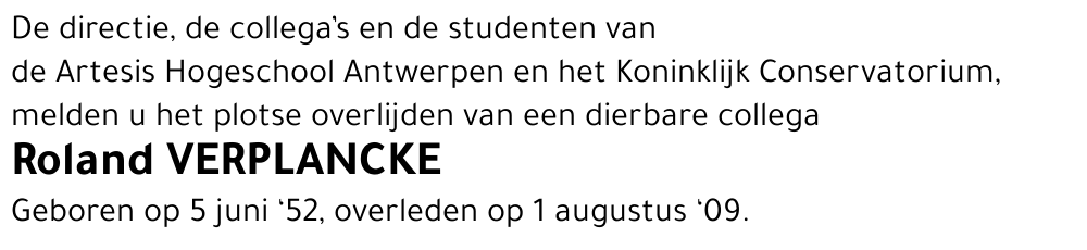 Roland Verplancke