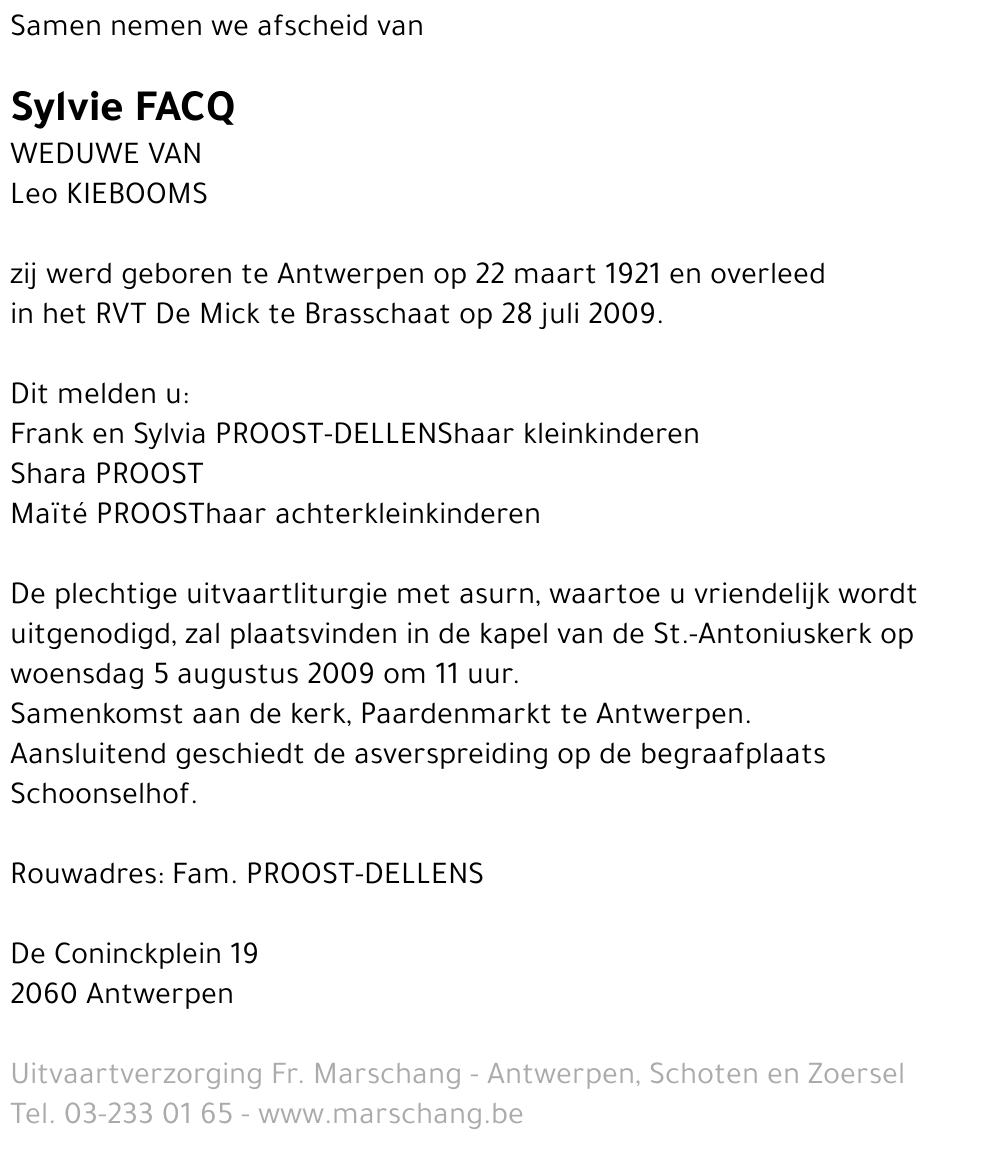 Sylvie Facq