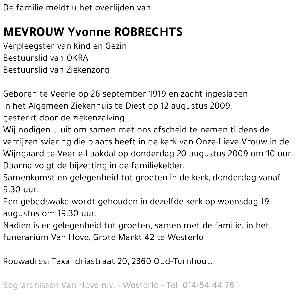 Yvonne Robrechts