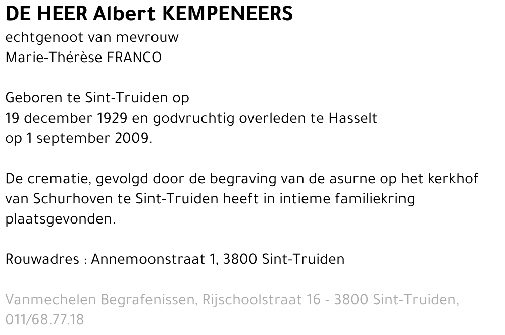 Albert Kempeneers