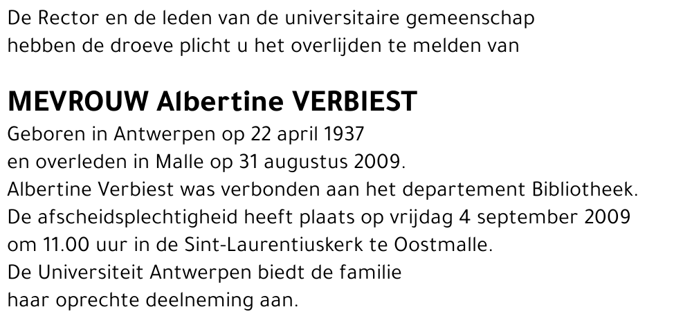 Albertine Verbiest