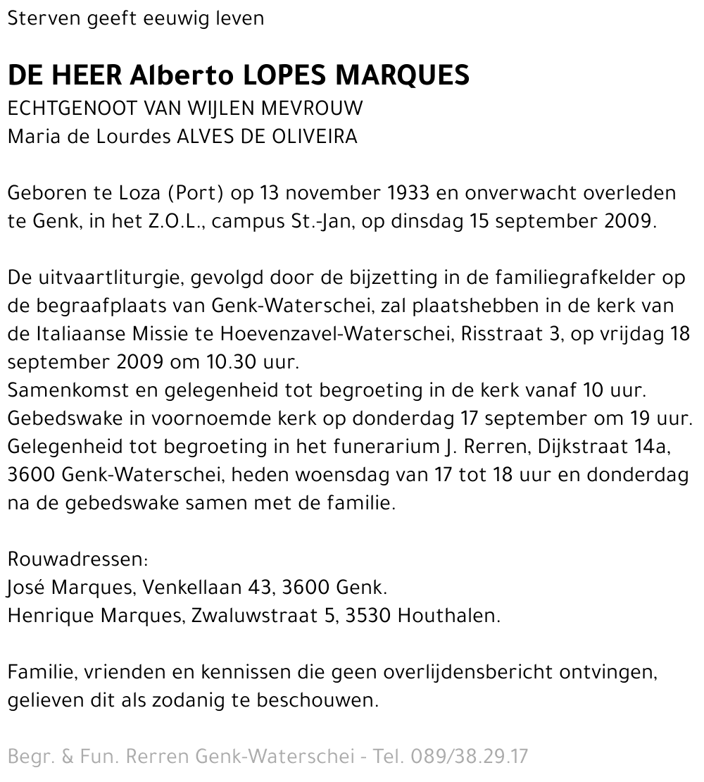 Alberto Lopes Marques