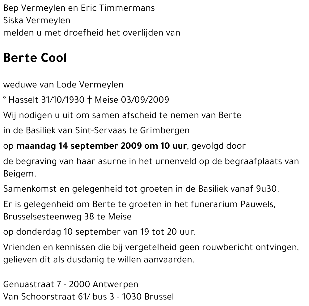 Berte Cool