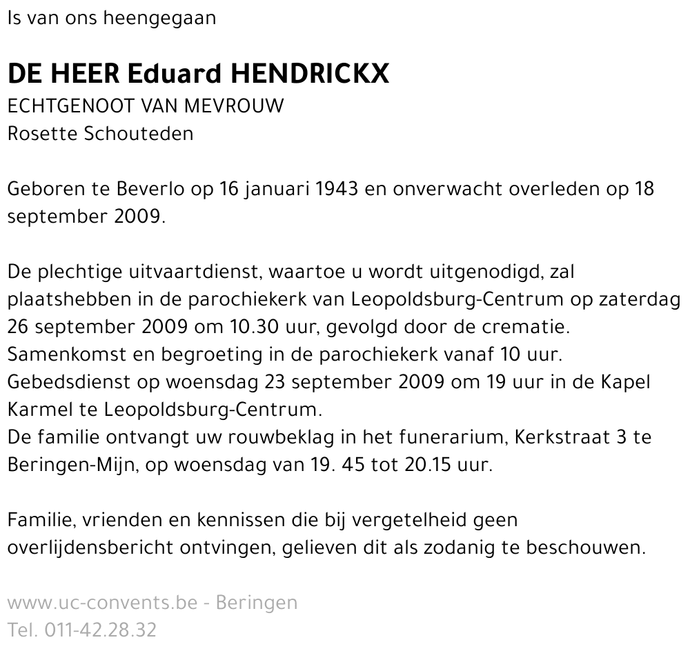 Eduard Hendrickx