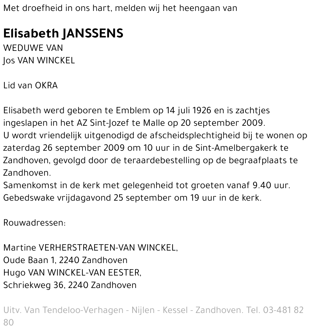 Elisabeth Janssens