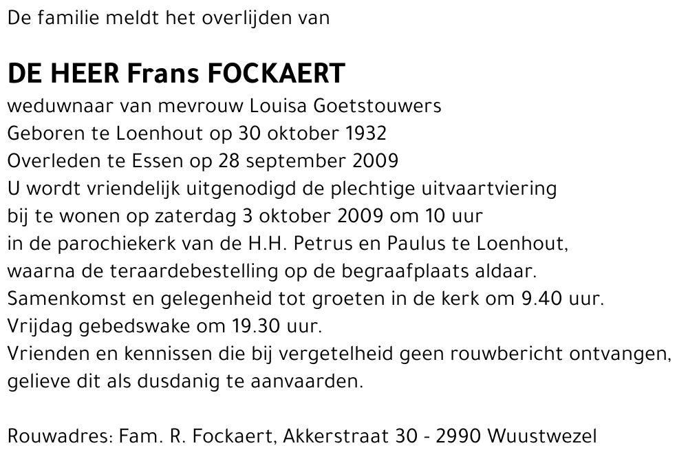 Frans Fockaert