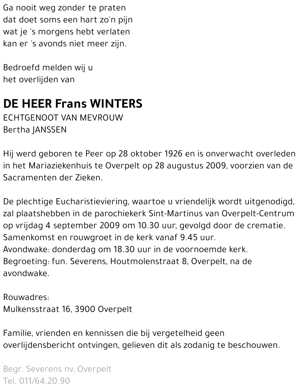 Frans Winters
