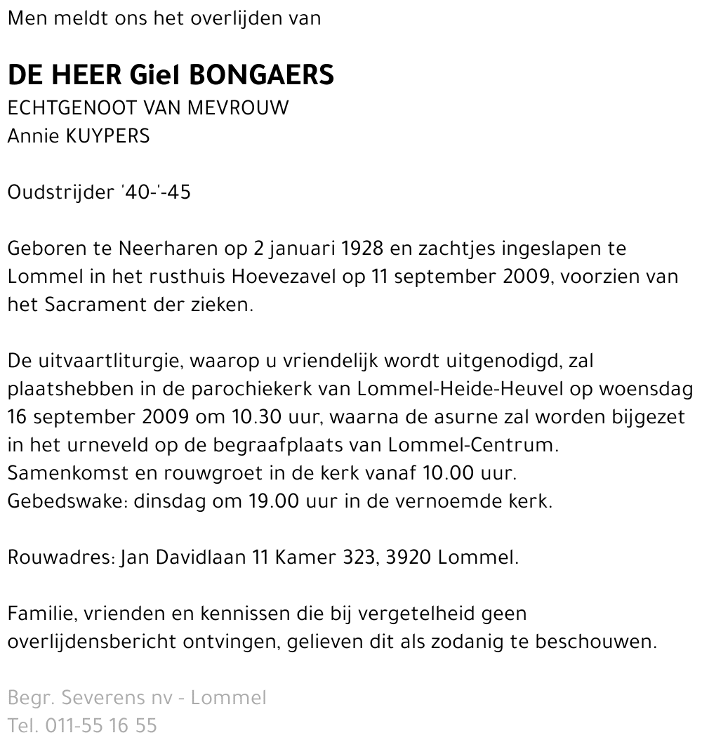 Giel Bongaers