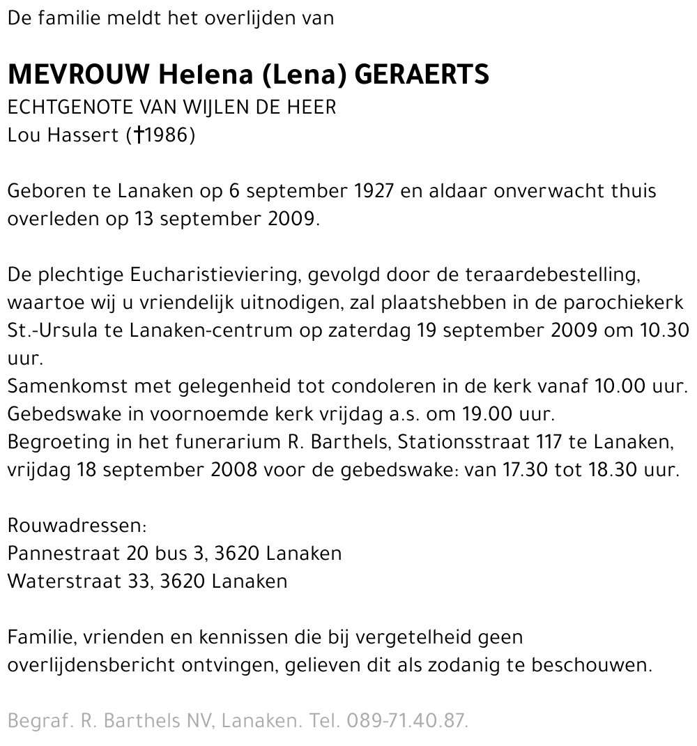 Helena Geraerts