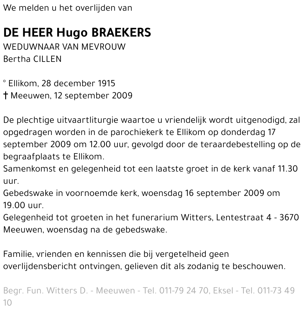 Hugo Braekers