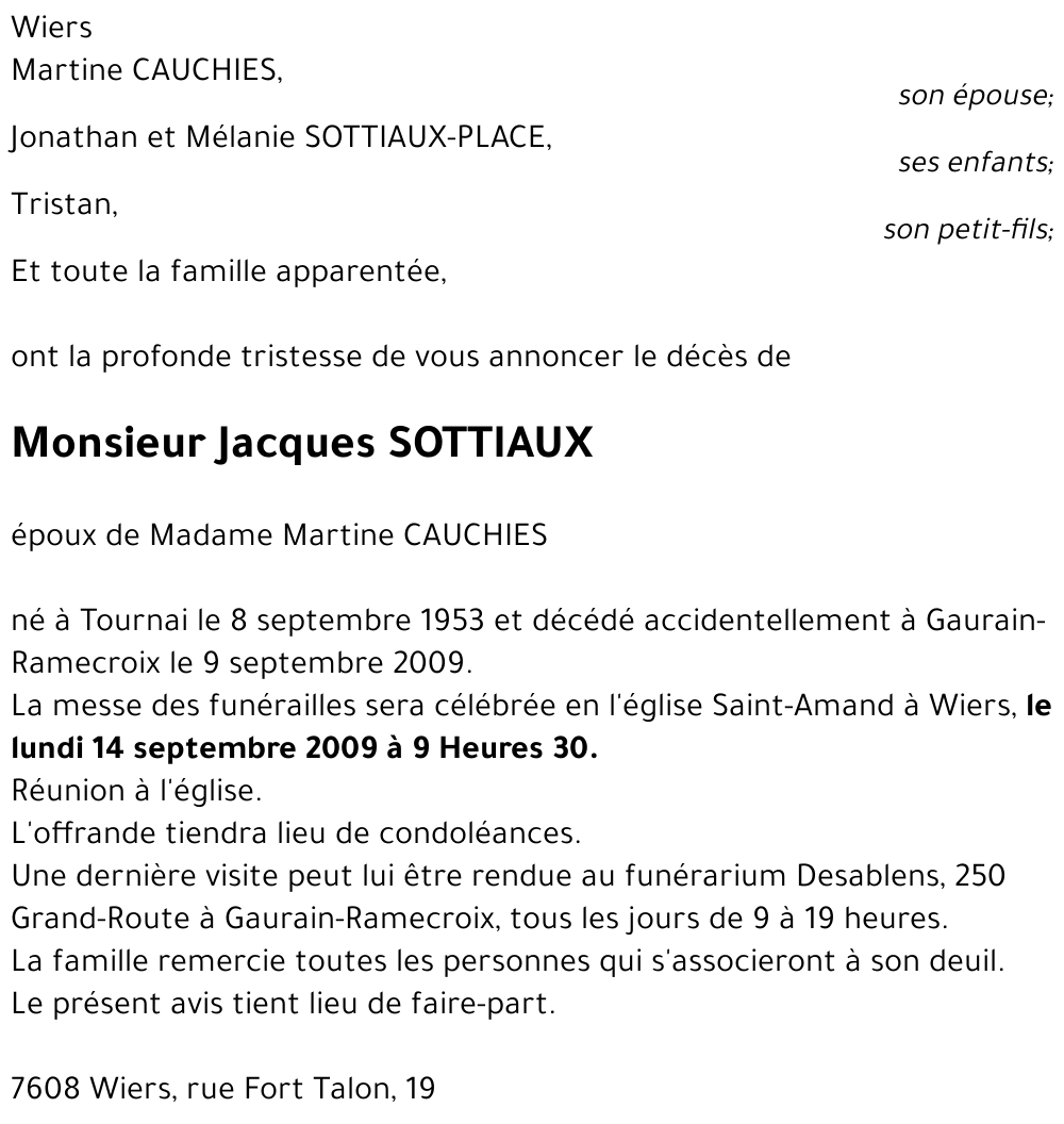 Jacques SOTTIAUX