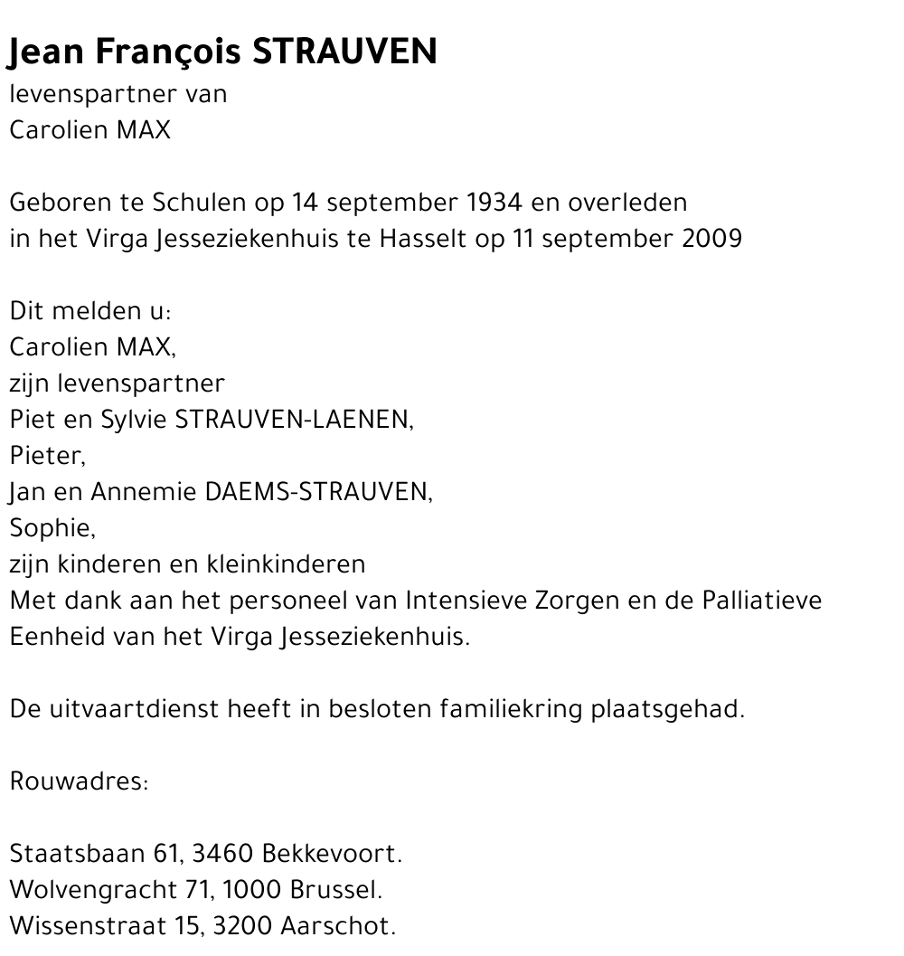 Jean François Strauven