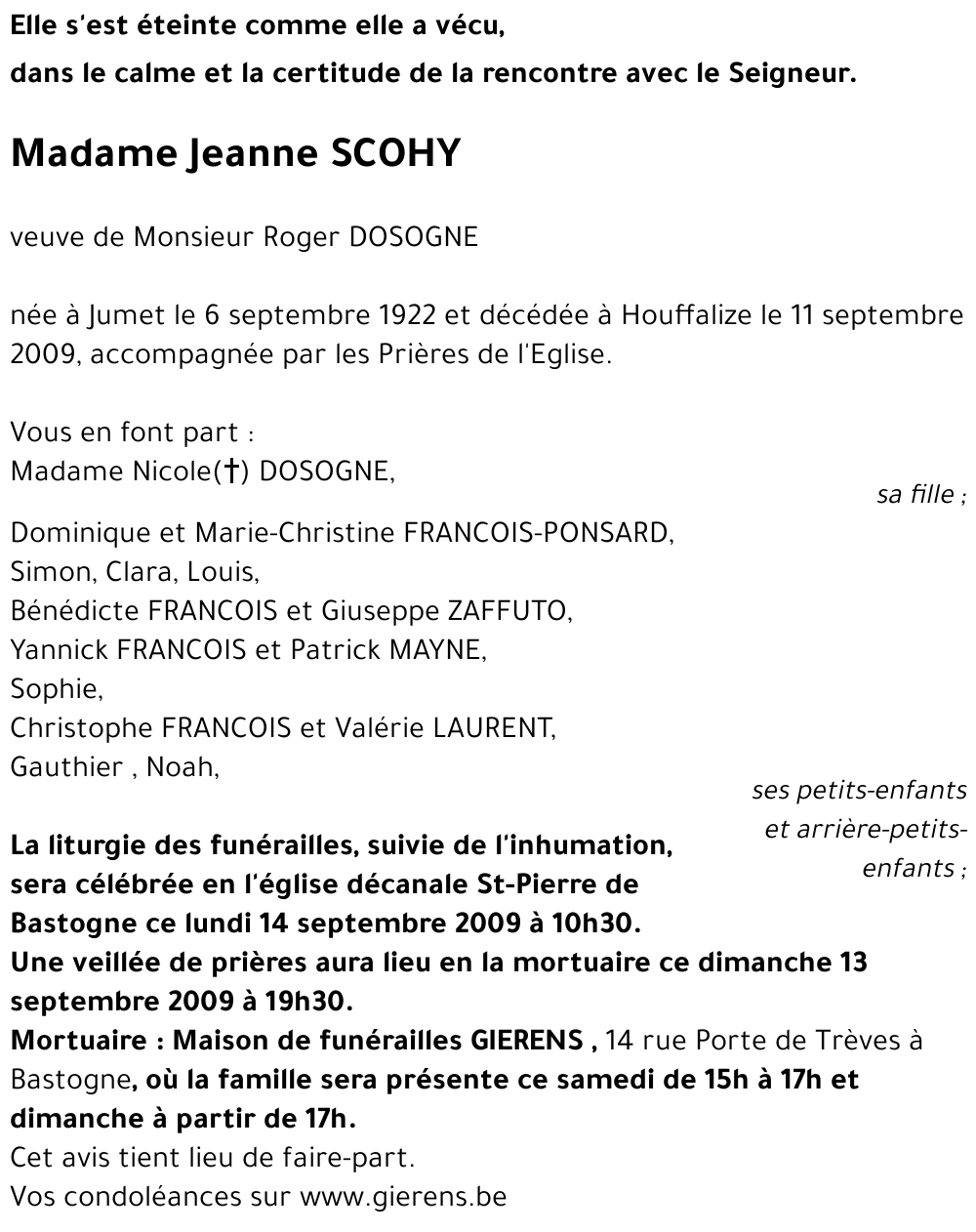 Jeanne SCOHY