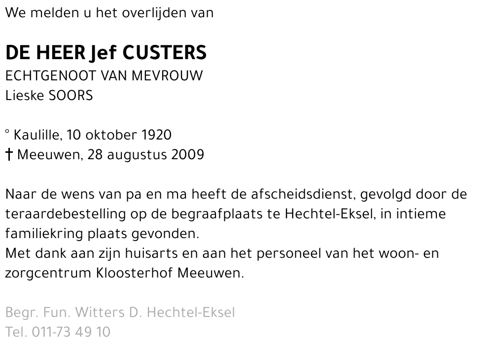 Jef Custers