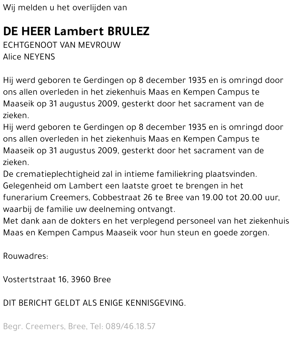 Lambert Brulez