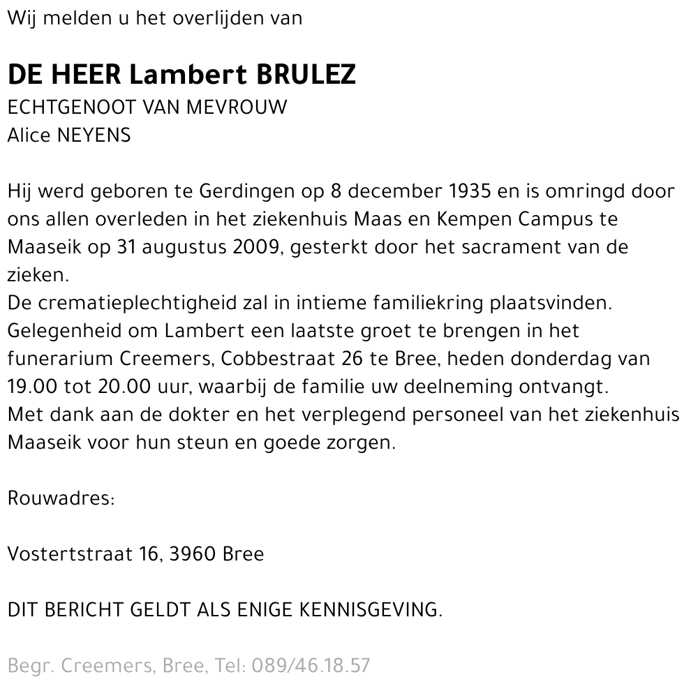 Lambert Brulez