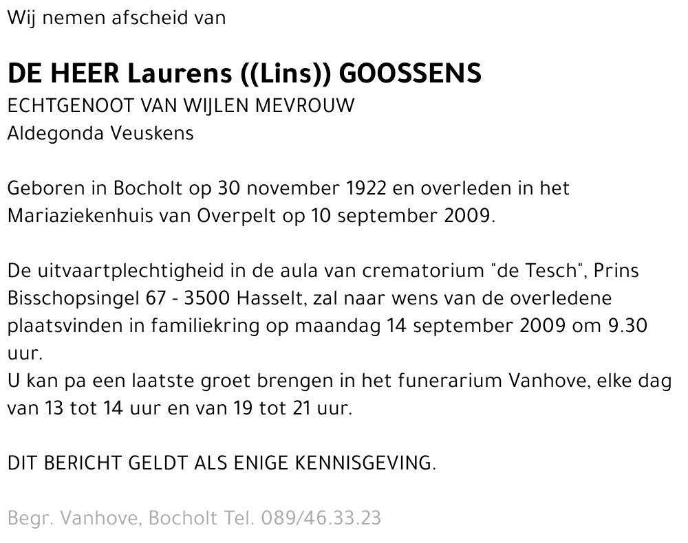 Laurens Goossens