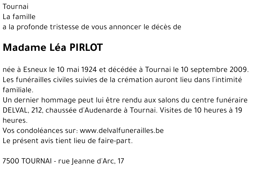 Léa PIRLOT