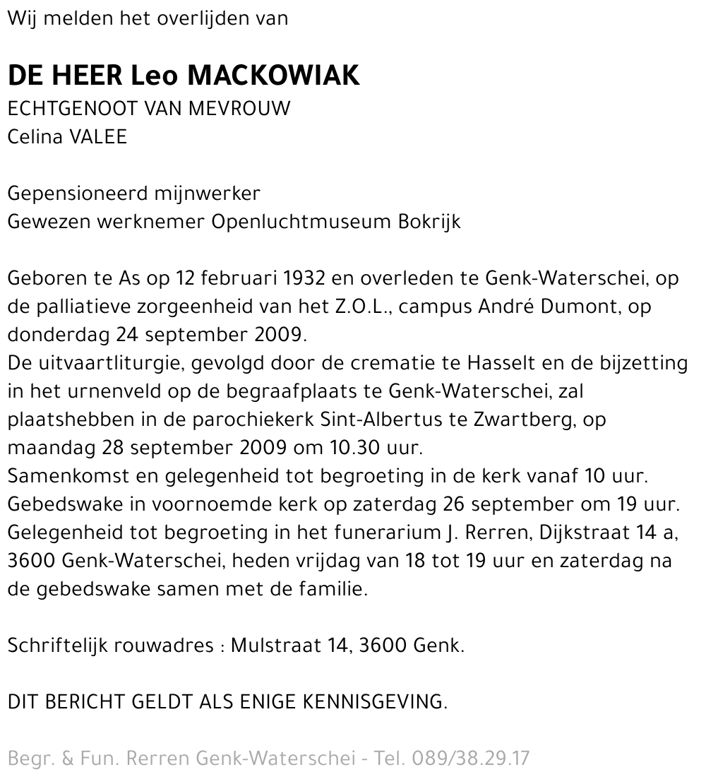 Leo Mackowiak