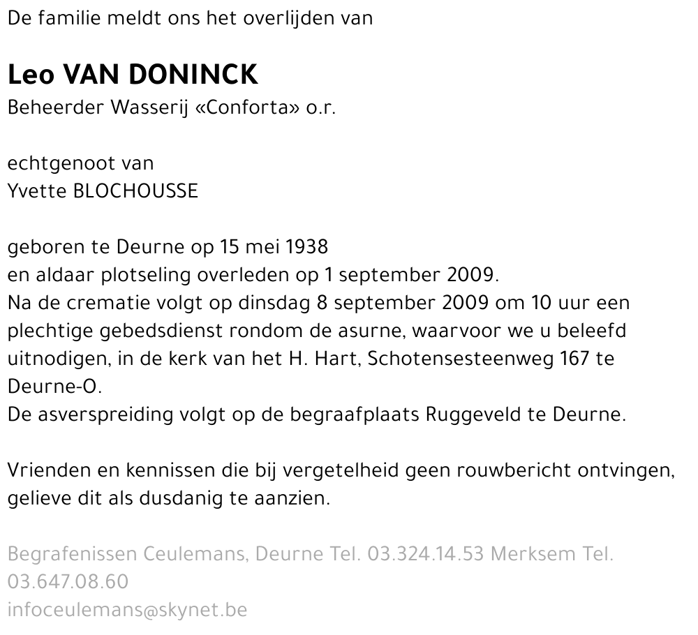 Leo Van Doninck