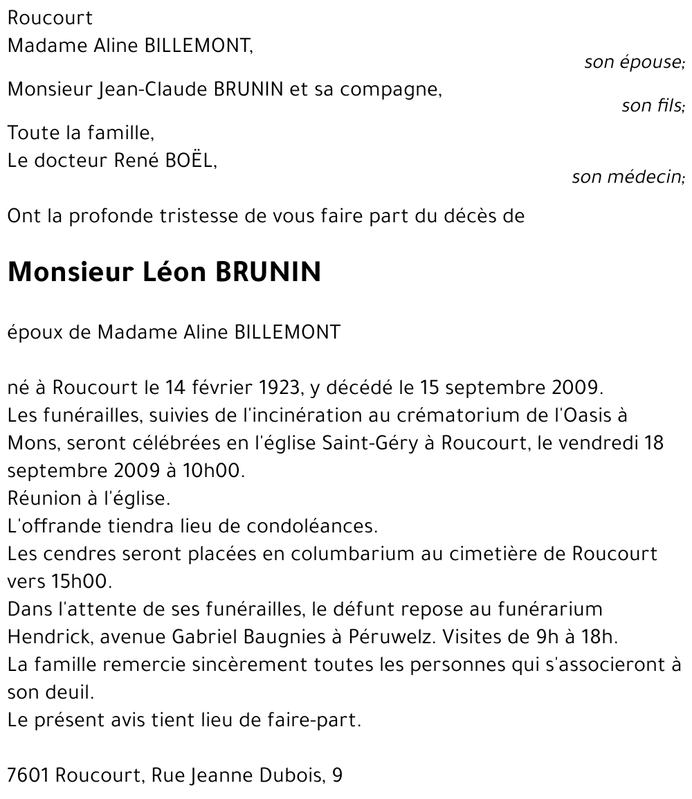 Léon BRUNIN
