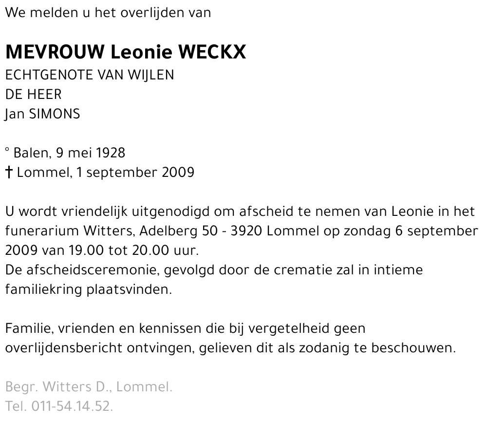 Leonie Weckx