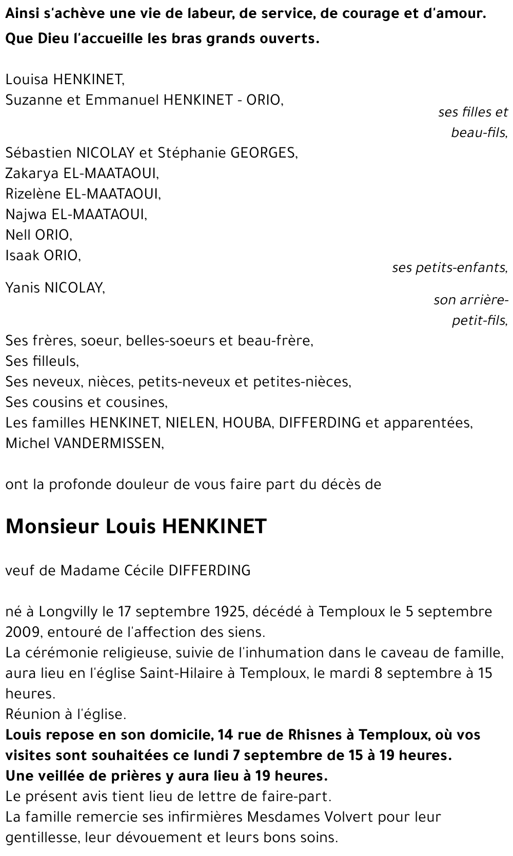 Louis HENKINET