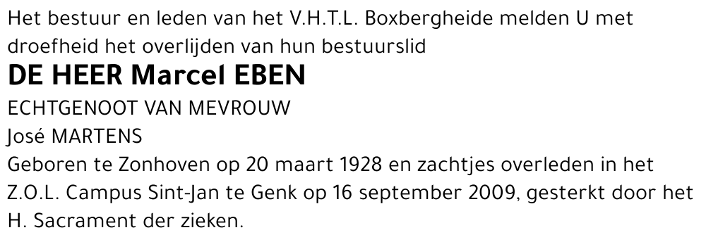 Marcel EBEN