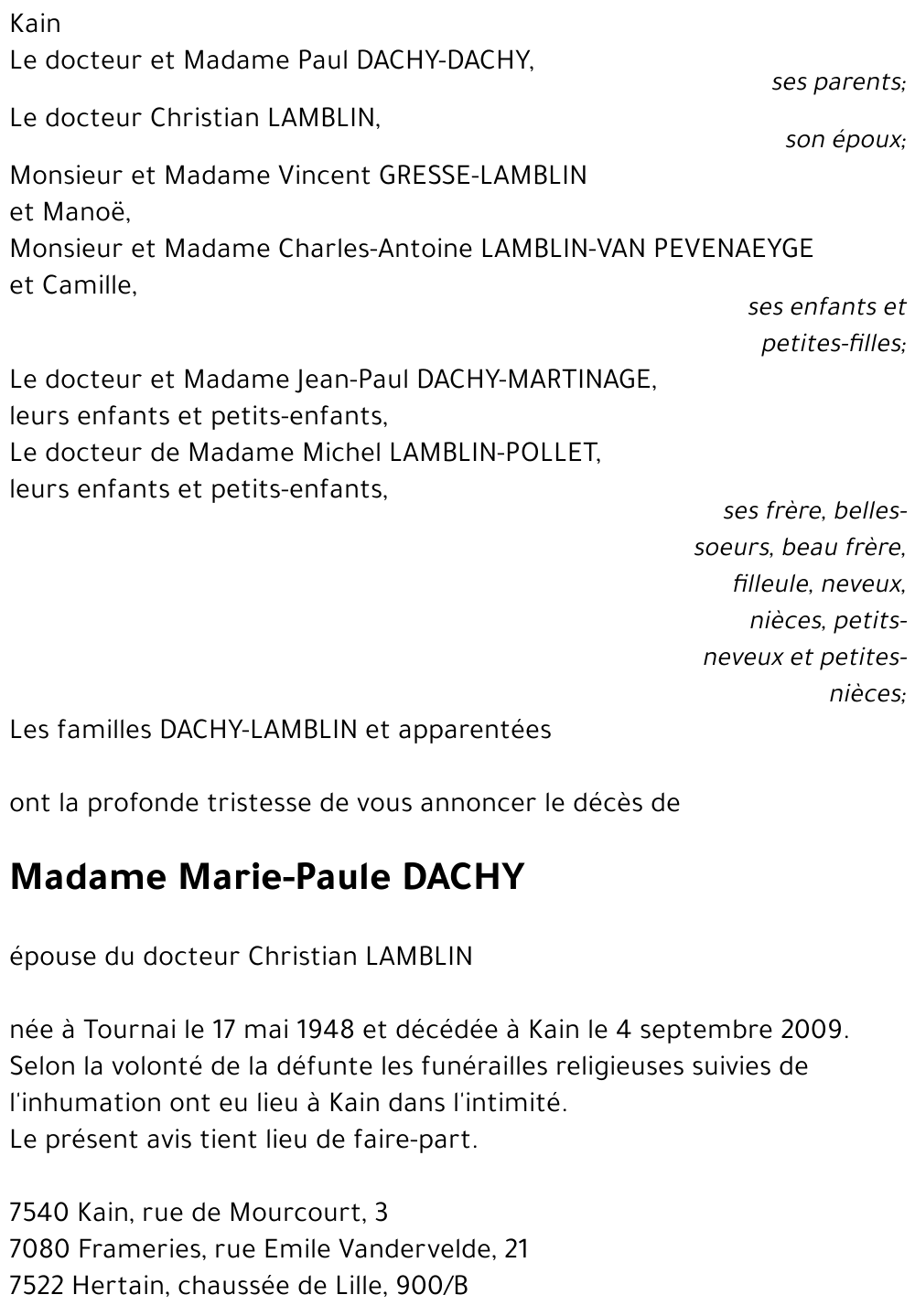 Marie-Paule DACHY