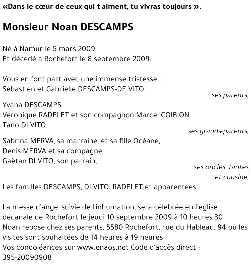 Noan DESCAMPS