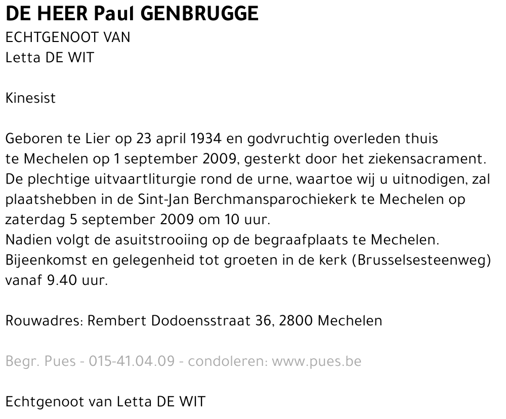 Paul Genbrugge