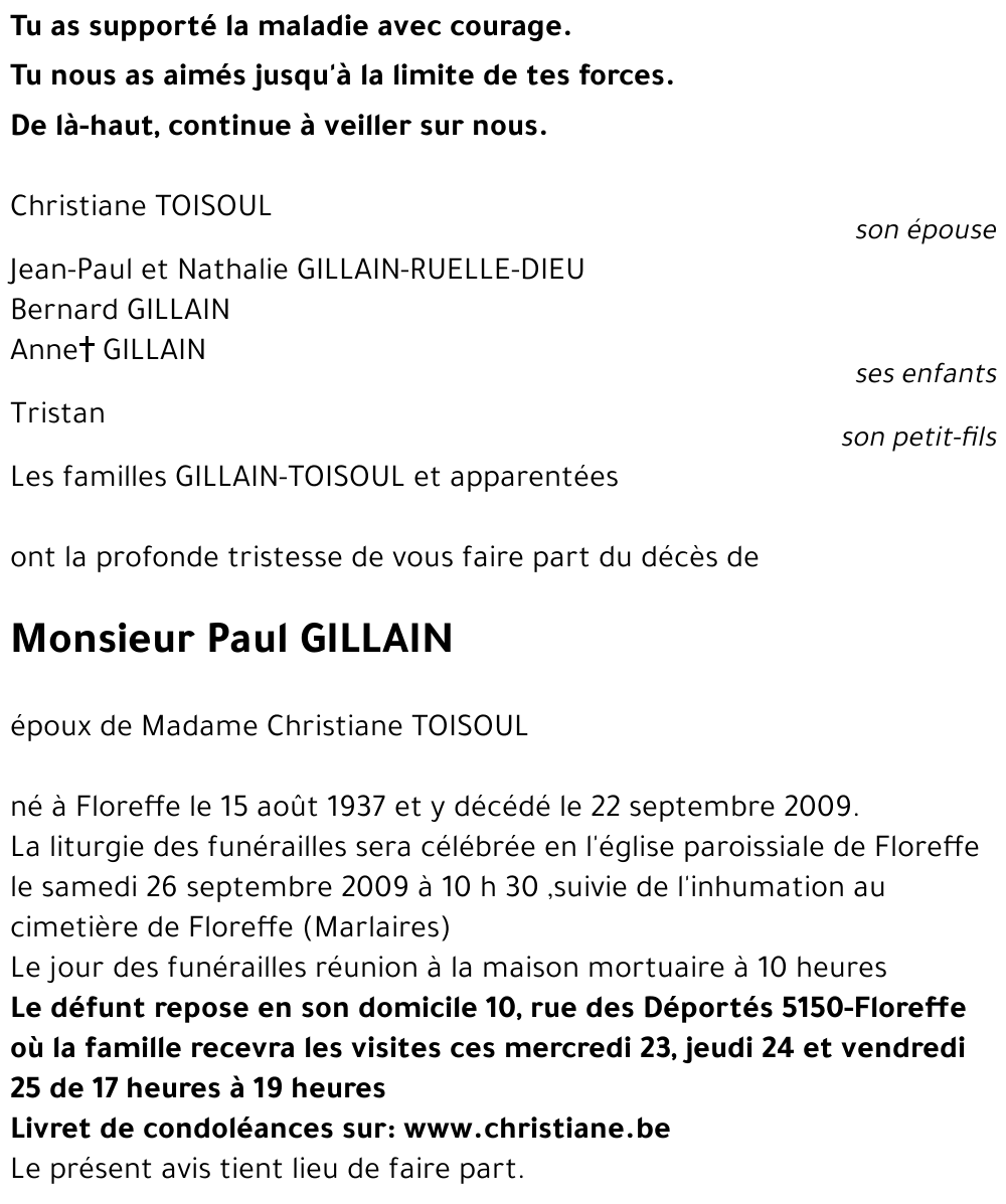 Paul GILLAIN