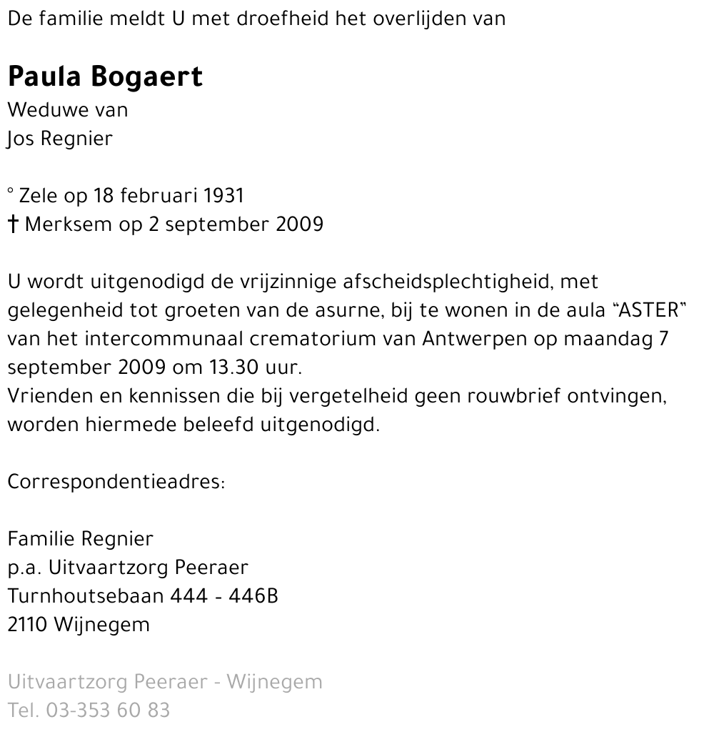 Paula Bogaert