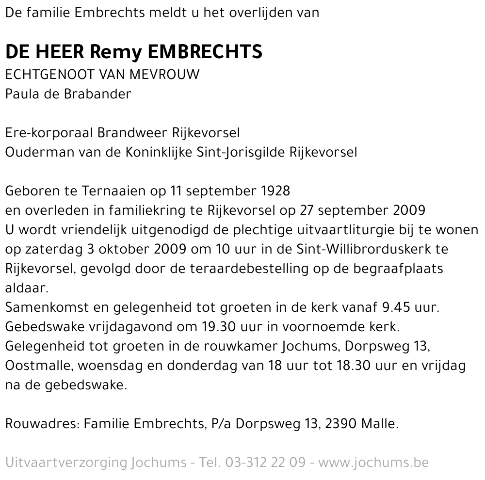 Remy Embrechts