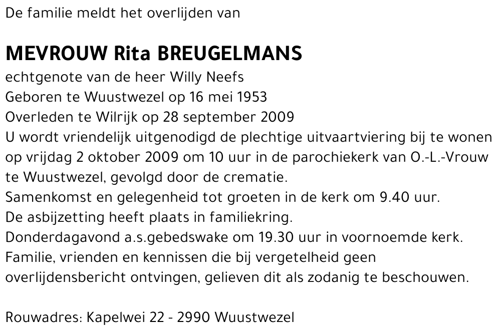 Rita Breugelmans