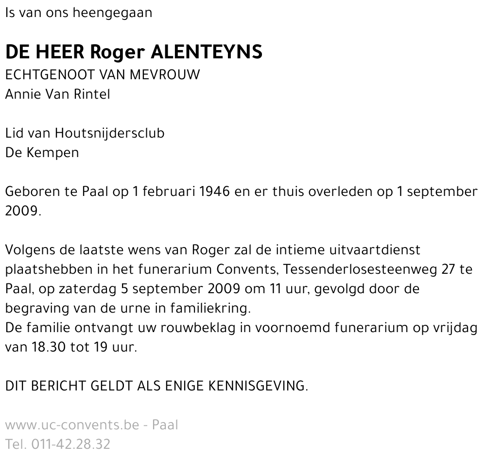 Roger Alenteyns