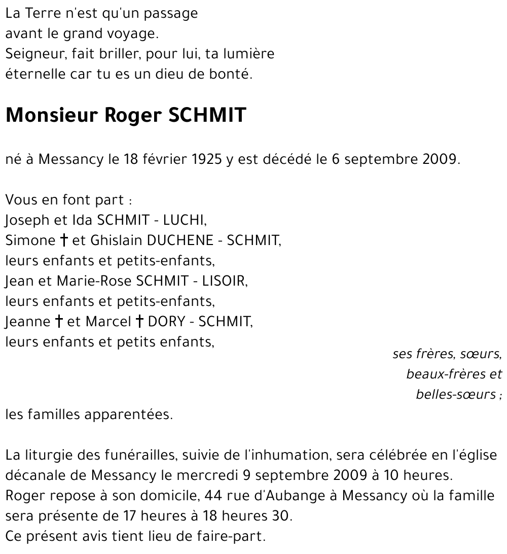 Roger SCHMIT