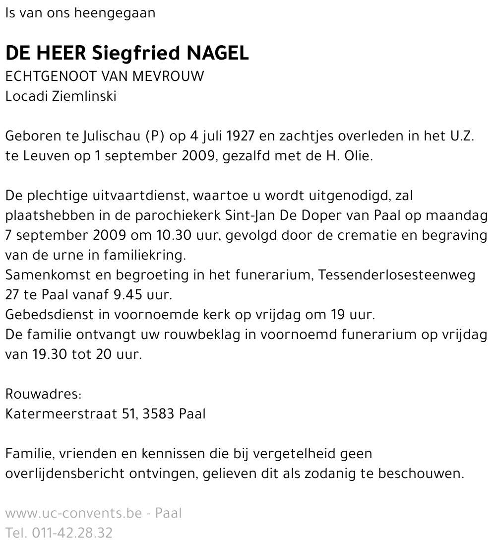 Siegfried Nagel