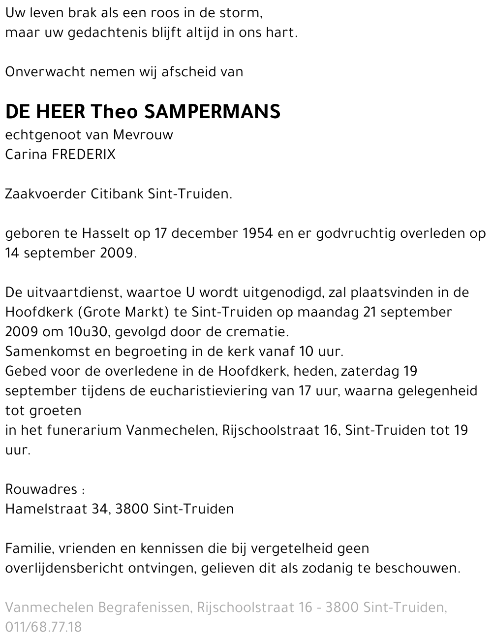 Theo Sampermans