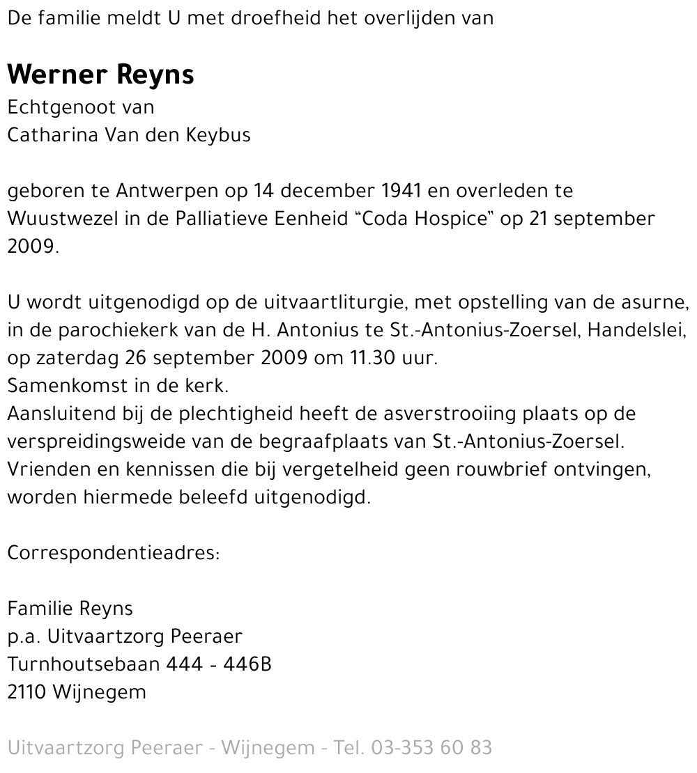Werner Reyns