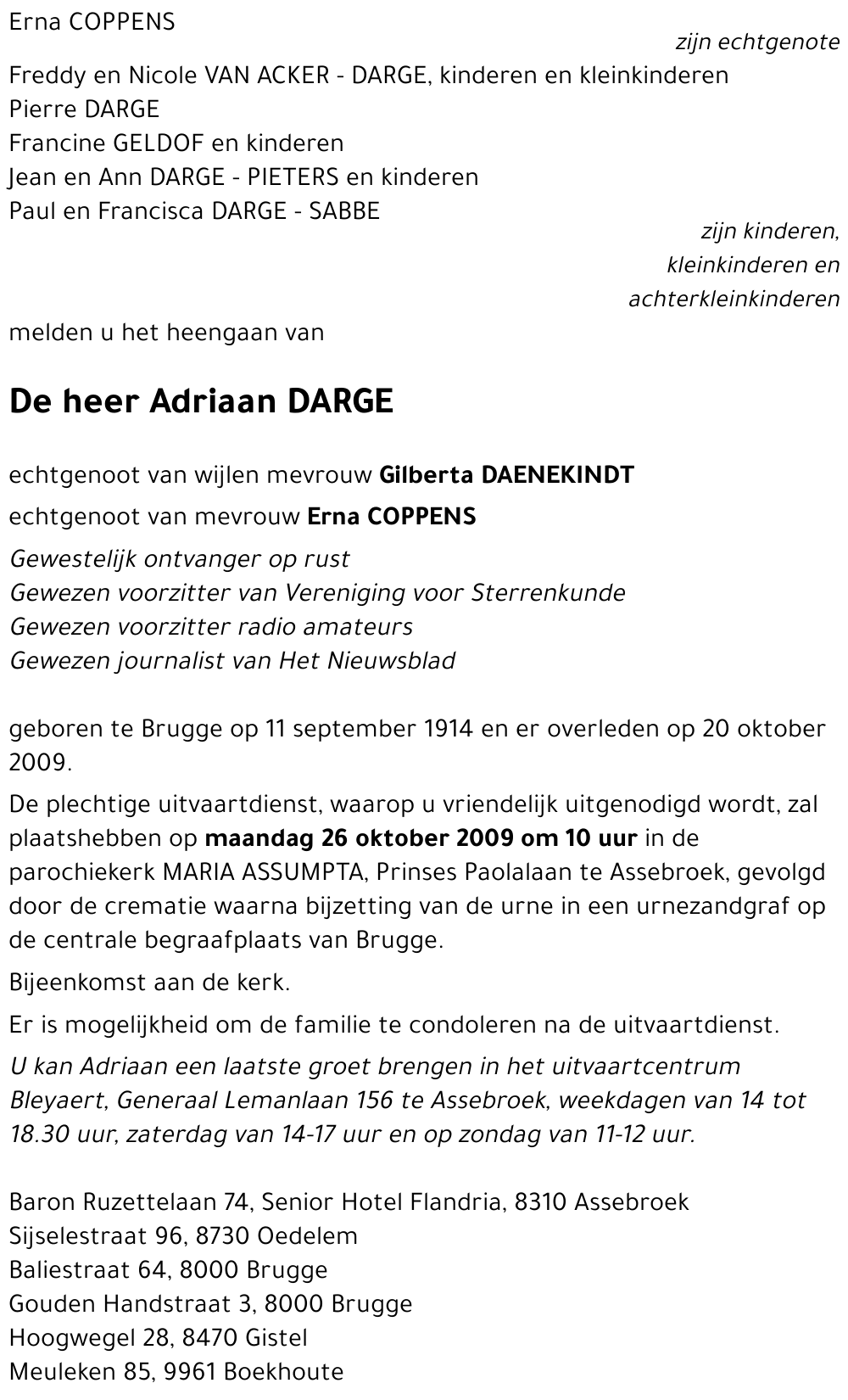 Adriaan DARGE