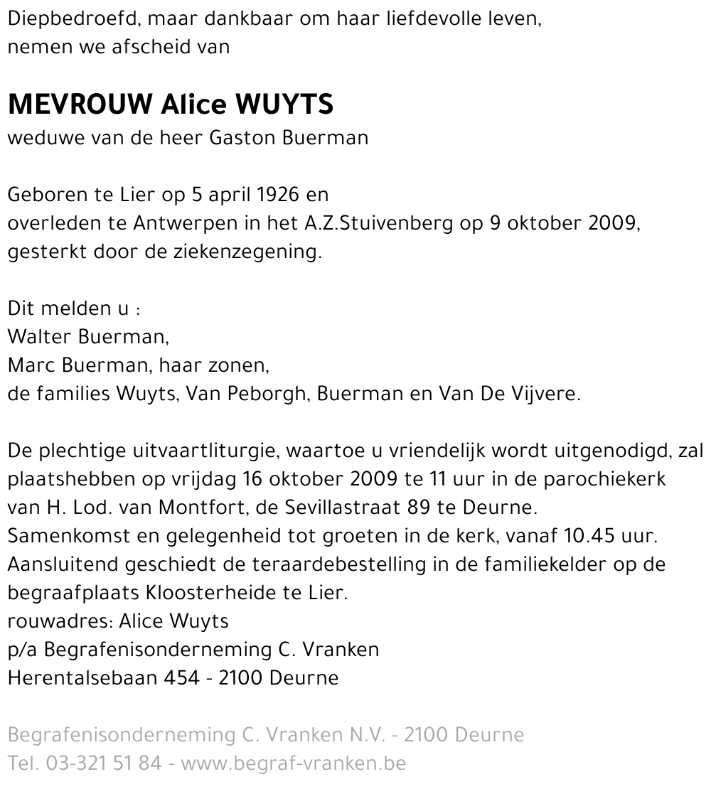 Alice Wuyts