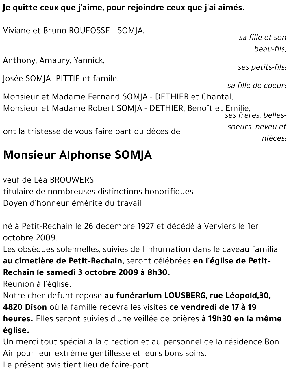 Alphonse SOMJA