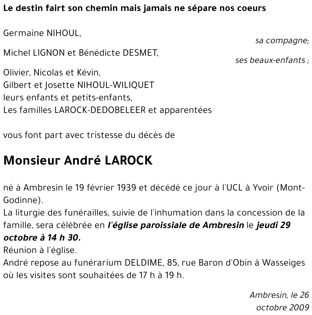 André LAROCK